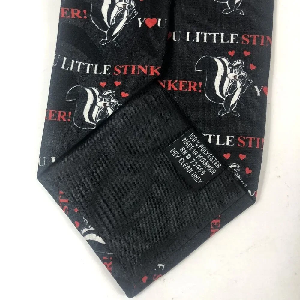 Vtg 90s Looney Tunes Necktie Lot Elmer Fudd Mermaid Pepé Le Pew Christmas Bugs